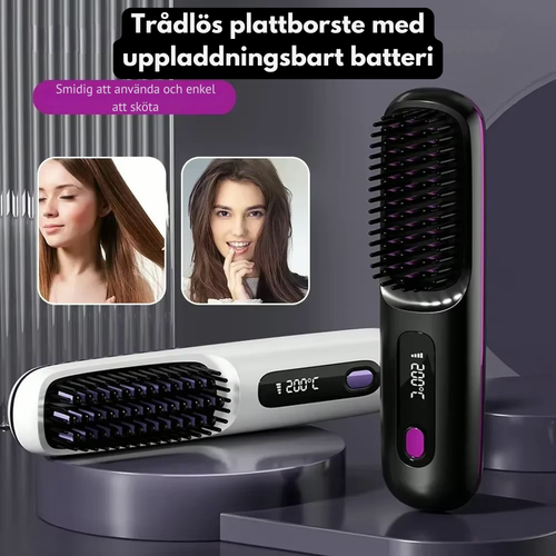 Novelle™ – Trådlös Plattborste med Värmeskydd